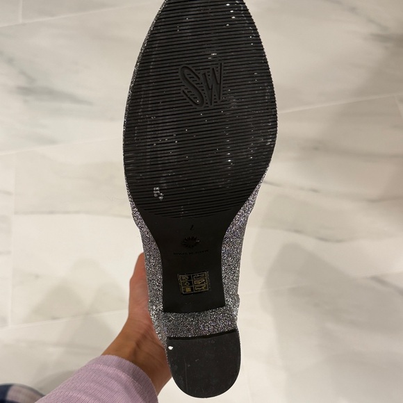 Stuart Weitzman Glitter Heeled Boots - Picture 4 of 4